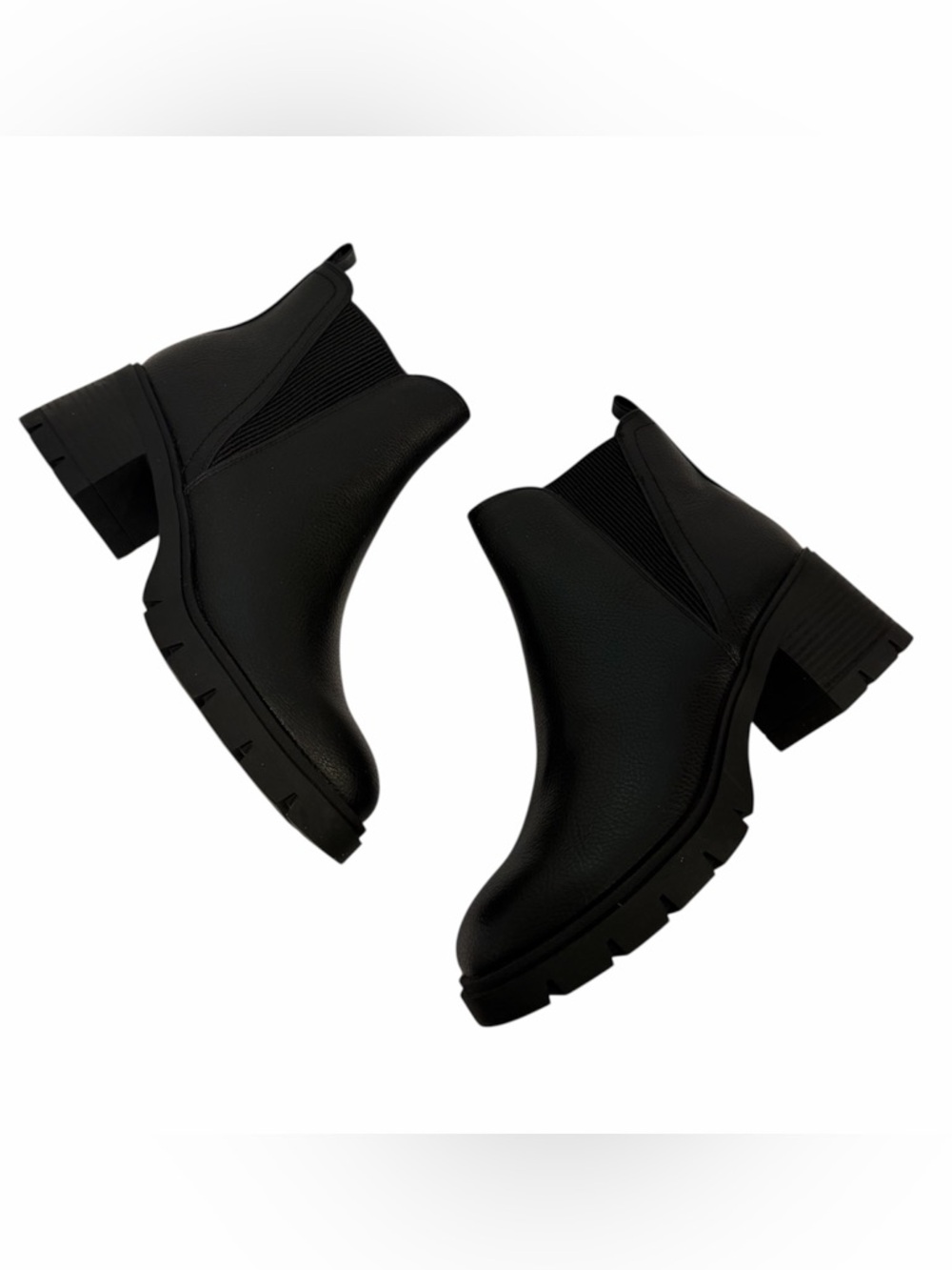 MIA Valeria Black Platform Boots Women's Size 9.5